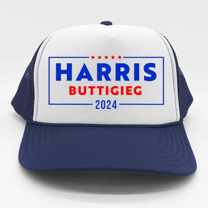 Kamala Harris Pete Buttigieg 2024 Harris Buttigieg 2024 Trucker Hat