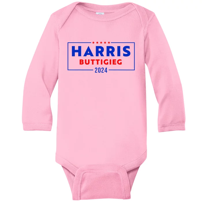 Kamala Harris Pete Buttigieg 2024 Harris Buttigieg 2024 Baby Long Sleeve Bodysuit