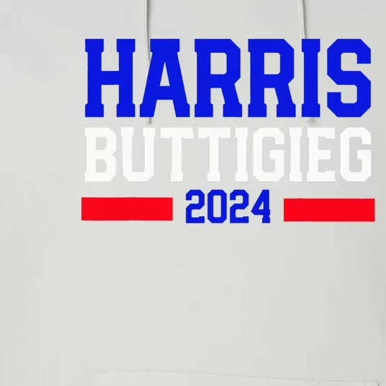 Kamala Harris Pete Buttigieg 2024 Usa President Performance Fleece Hoodie