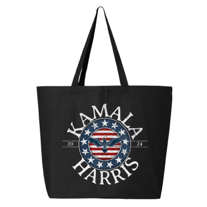 Kamala Harris President Nominee 2024 Kamala Voter Democrat 25L Jumbo Tote