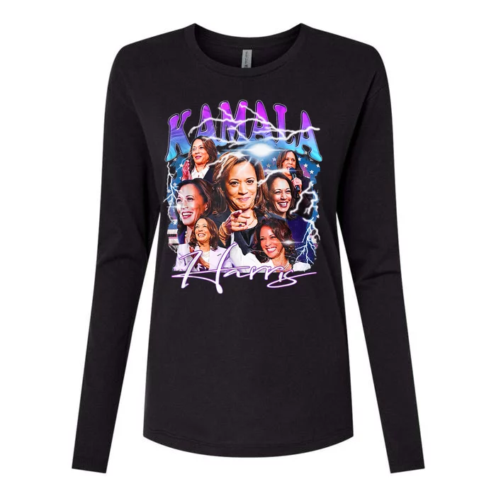 Kamala Harris President 2024 Womens Cotton Relaxed Long Sleeve T-Shirt