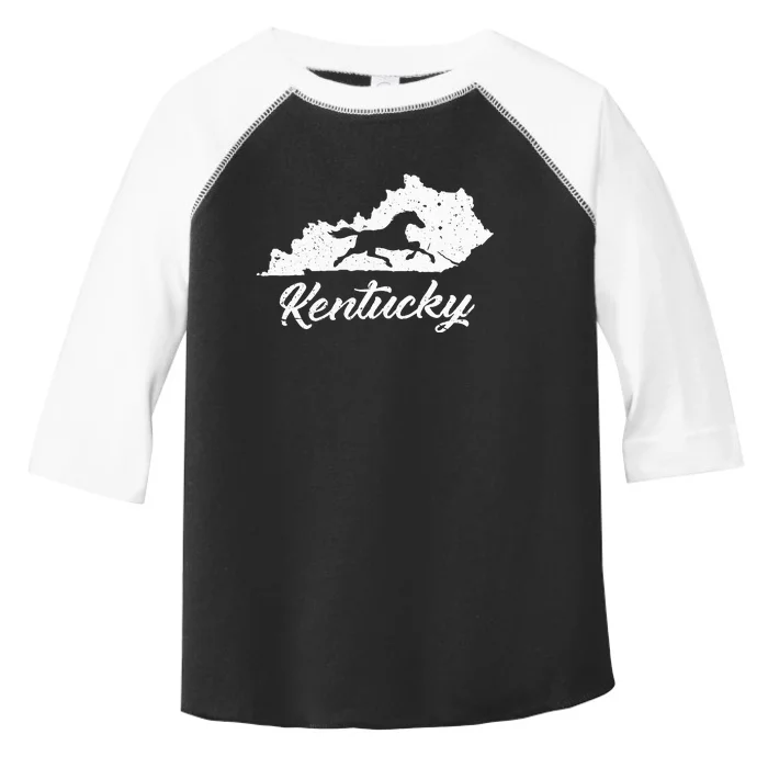 Kentucky Horse Park I Map State Horse Racing Toddler Fine Jersey T-Shirt