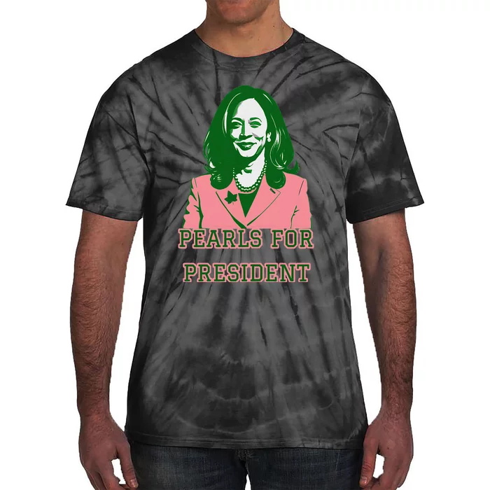 Kamala Harris Pin.K & Green Presidential Run For President Tie-Dye T-Shirt