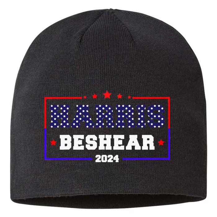 Kamala Harris President Andy Beshear Vice President 2024 8 1/2in Sustainable Knit Beanie