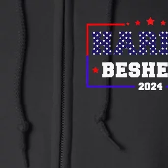 Kamala Harris President Andy Beshear Vice President 2024 Full Zip Hoodie