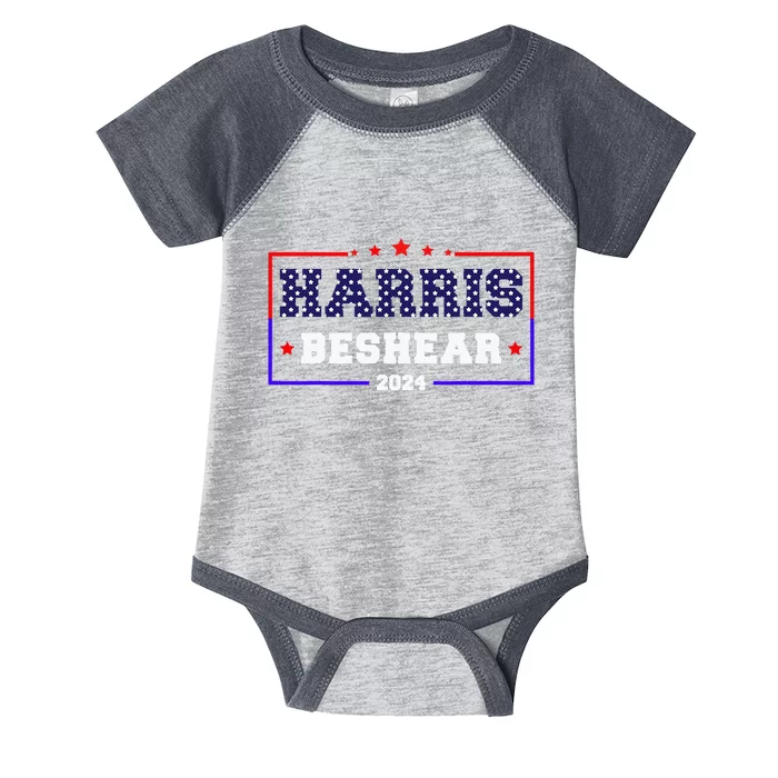 Kamala Harris President Andy Beshear Vice President 2024 Infant Baby Jersey Bodysuit