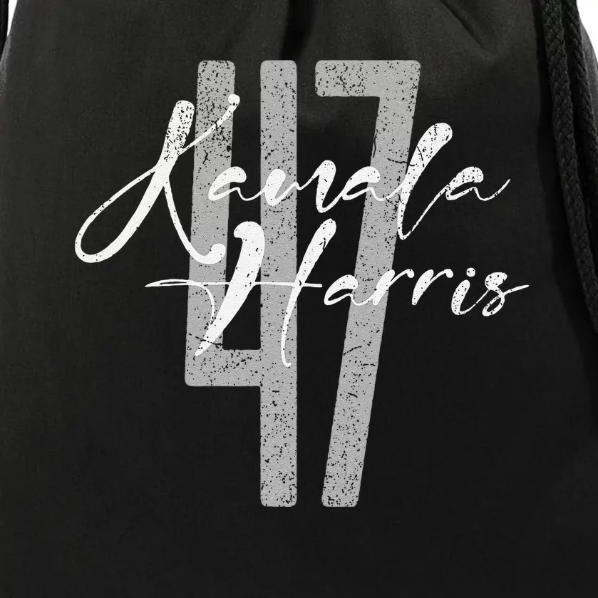 Kamala Harris President 47 Usa America 2024 Election Drawstring Bag