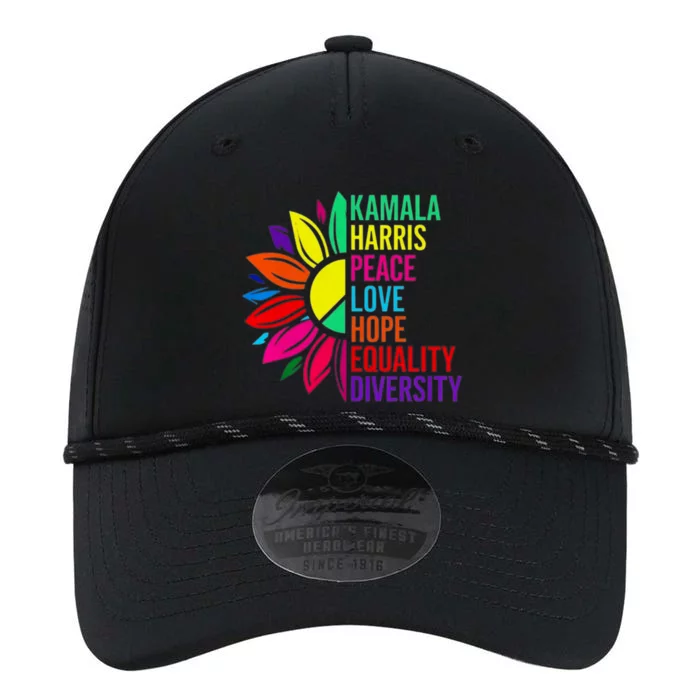 Kamala Harris Peace Love Equality Hope Diversity Performance The Dyno Cap