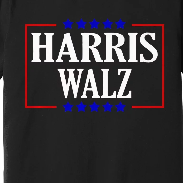 Kamala Harris President Tim Walz Vp Harris Walz 2024 Premium T-Shirt