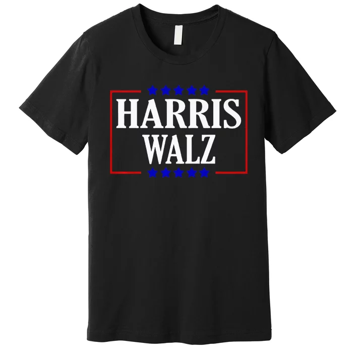 Kamala Harris President Tim Walz Vp Harris Walz 2024 Premium T-Shirt