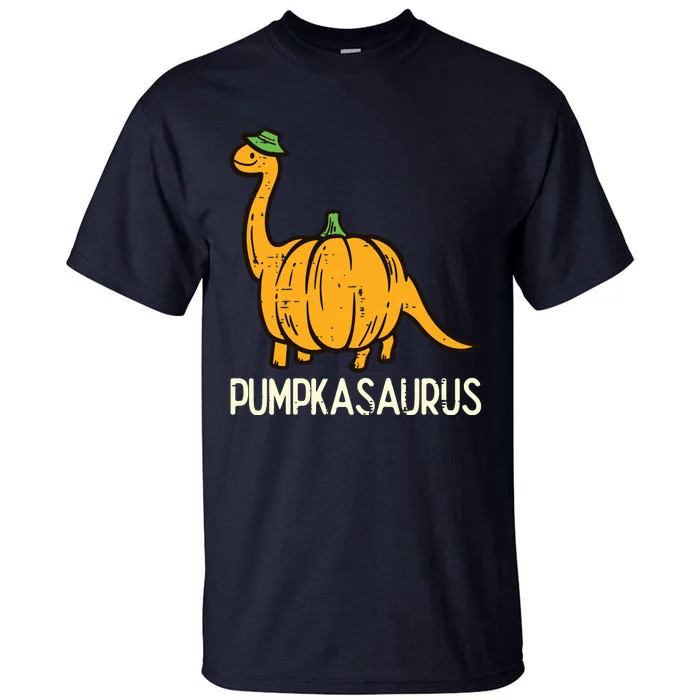 Kids Halloween Pumpkin Dino Pumpasaurus Costume Boy Kids Tall T-Shirt