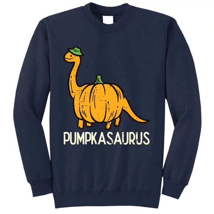 Kids Halloween Pumpkin Dino Pumpasaurus Costume Boy Kids Tall Sweatshirt