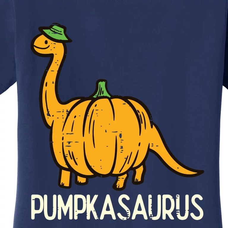 Kids Halloween Pumpkin Dino Pumpasaurus Costume Boy Kids Women's T-Shirt