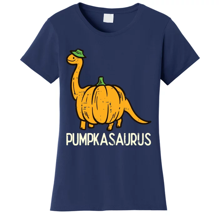 Kids Halloween Pumpkin Dino Pumpasaurus Costume Boy Kids Women's T-Shirt