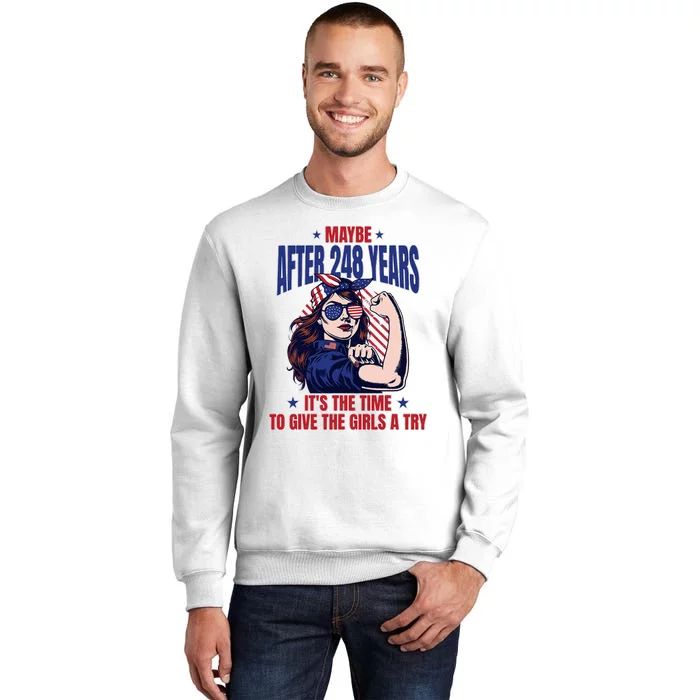 Kamala Harris President 2024 Strong American Woman Equality Sweatshirt