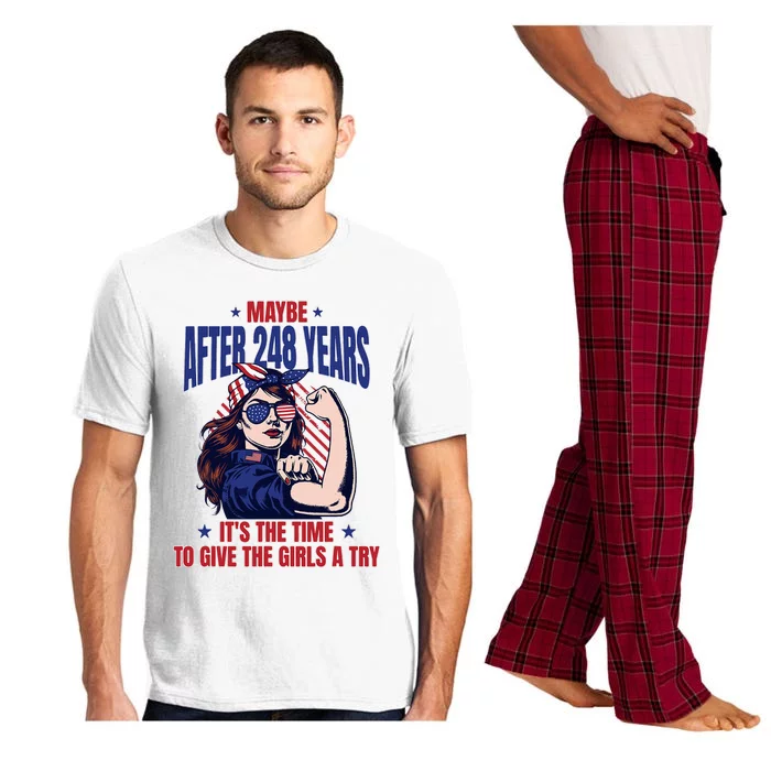 Kamala Harris President 2024 Strong American Woman Equality Pajama Set