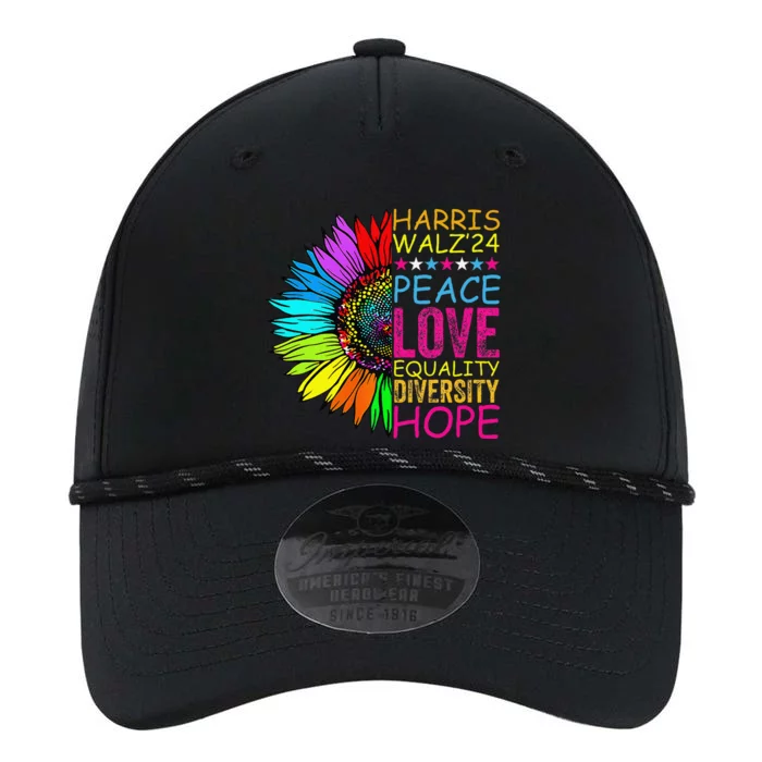 Kamala Harris Peace Love Equality Hope Diversity Performance The Dyno Cap