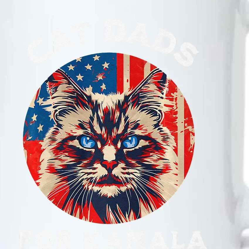 Kamala Harris President 2024 Cat Dads Cat Daddies Gift Black Color Changing Mug