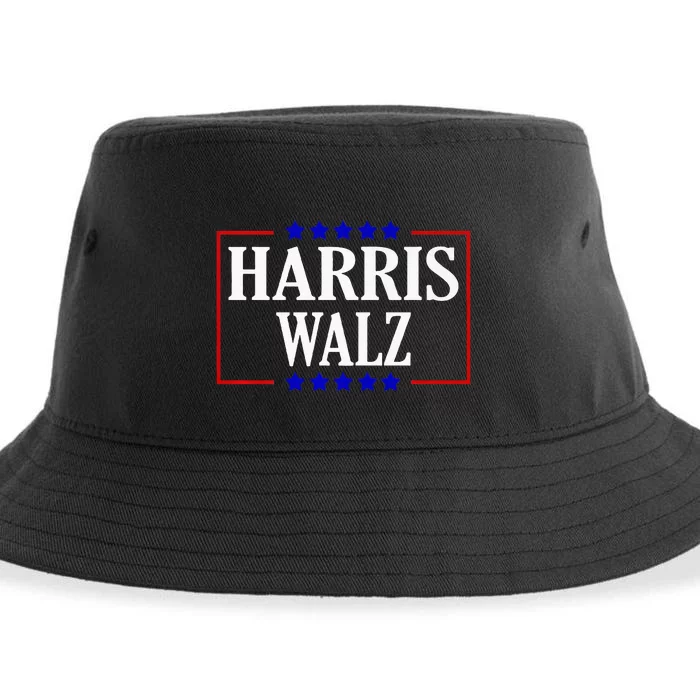 Kamala Harris President Tim Walz Waltz Vp Harris Walz 2024 Premium Sustainable Bucket Hat