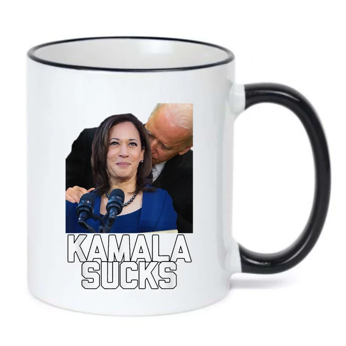 Kamala Harris President Election 2024 Trump Halloween Black Color Changing Mug