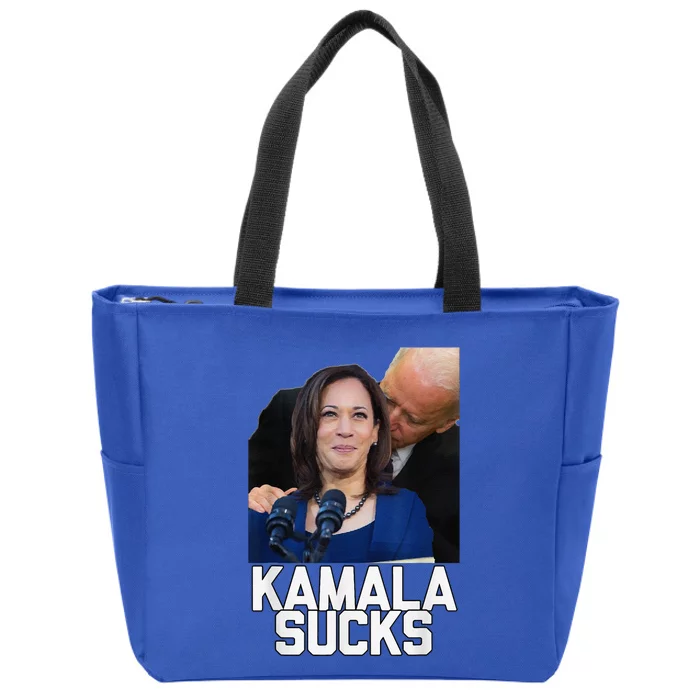 Kamala Harris President Election 2024 Trump Halloween Zip Tote Bag