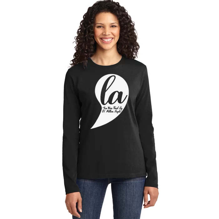 Kamala Harris President 2024 Comma La Funny Debate Ladies Long Sleeve Shirt