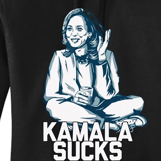 Kamala Harris President Election 2024 Trump Halloween Women's Pullover Hoodie