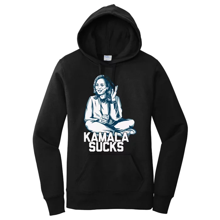 Kamala Harris President Election 2024 Trump Halloween Women's Pullover Hoodie