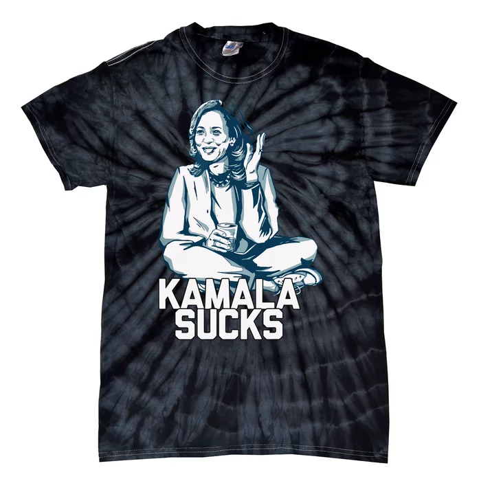 Kamala Harris President Election 2024 Trump Halloween Tie-Dye T-Shirt