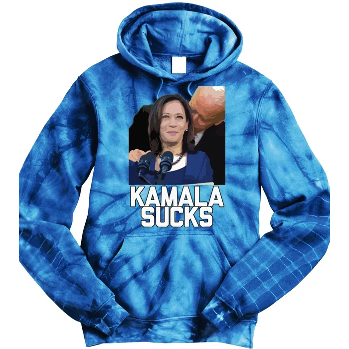 Kamala Harris President Election 2024 Trump Halloween Tie Dye Hoodie