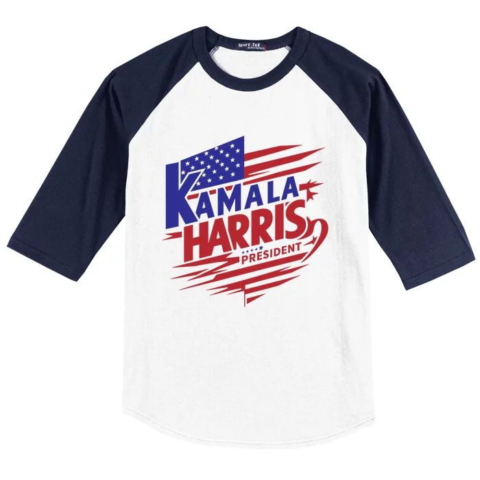 Kamala Harris President 2024 Baseball Sleeve Shirt