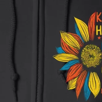 Kamala Harris Peace Love Equality Hope Diversity Full Zip Hoodie