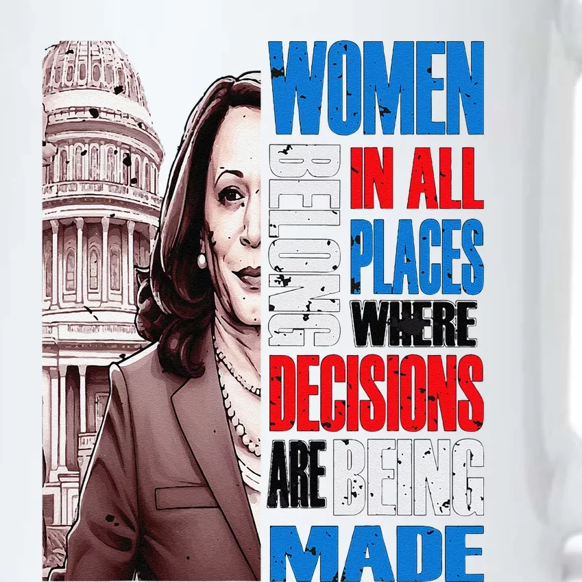 Kamala Harris President 2024 Belong In All Places Black Color Changing Mug