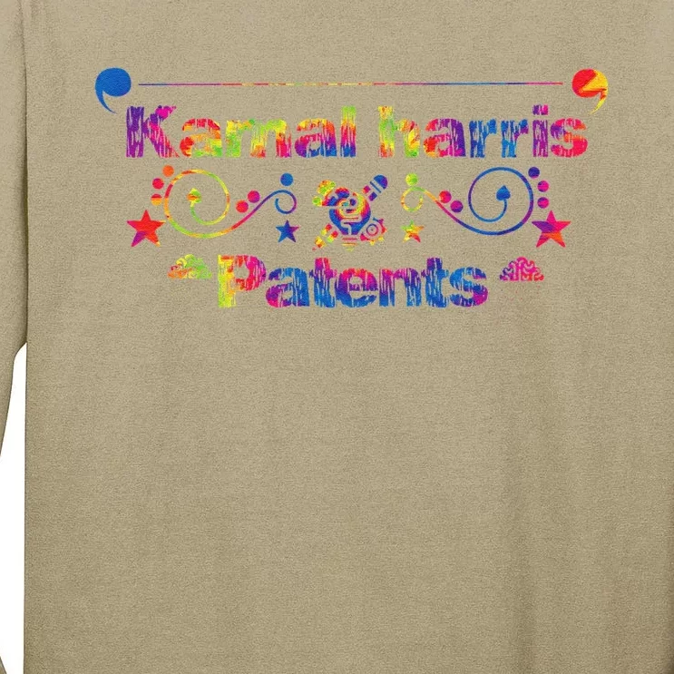 Kamal Harris Patents Tie Dye Harris Waltz Tall Long Sleeve T-Shirt