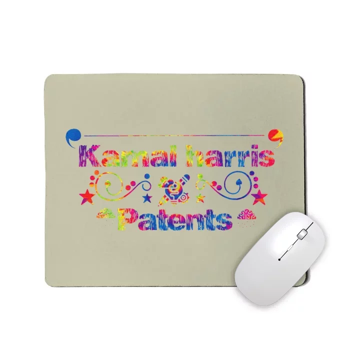 Kamal Harris Patents Tie Dye Harris Waltz Mousepad