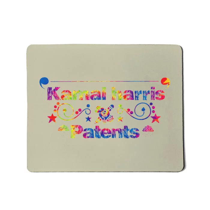 Kamal Harris Patents Tie Dye Harris Waltz Mousepad