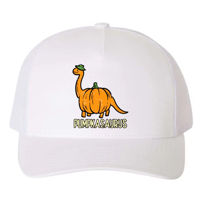 Kids Halloween Pumpkin Dino Pumpasaurus Costume Yupoong Adult 5-Panel Trucker Hat