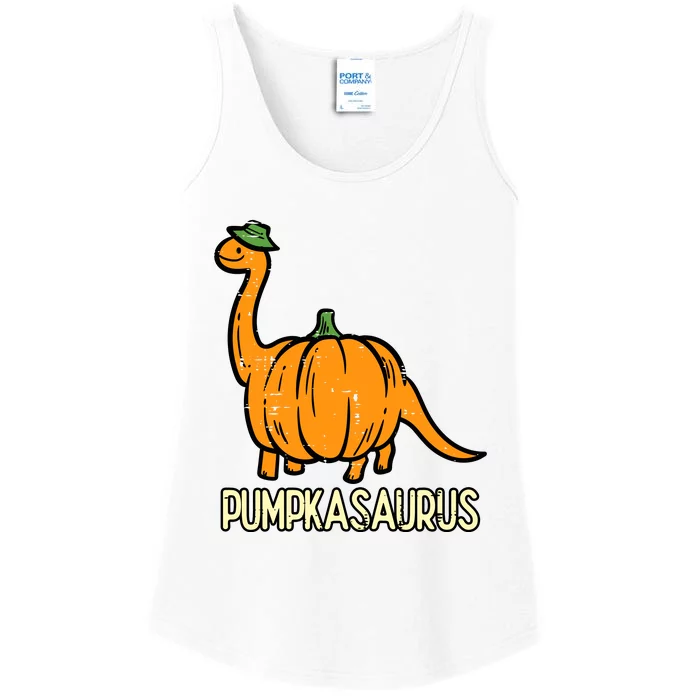 Kids Halloween Pumpkin Dino Pumpasaurus Costume Ladies Essential Tank