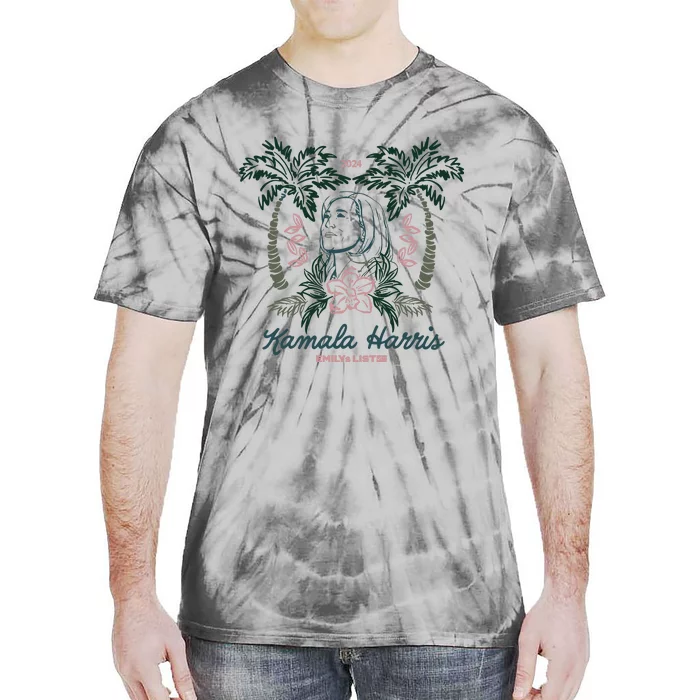 Kamala Harris Paradise 24 Emilys List Tie-Dye T-Shirt