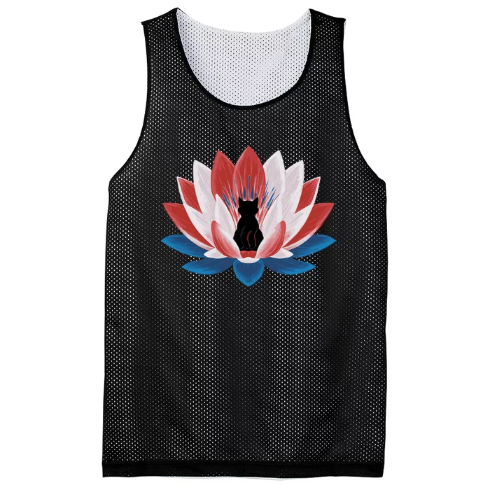 Kamala Harris President Campaign Lotus Childless Cat Lady Mesh Reversible Basketball Jersey Tank