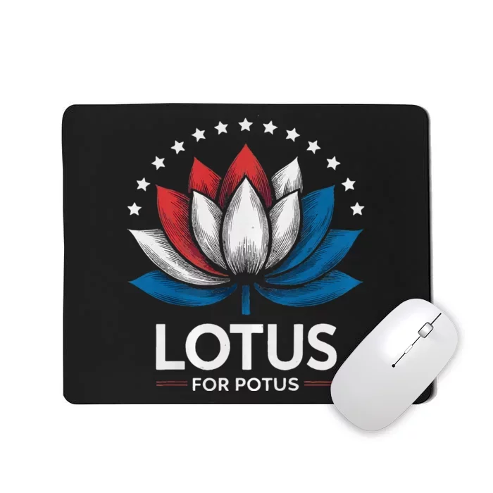 Kamala Harris President Campaign Lotus For Potus Mousepad