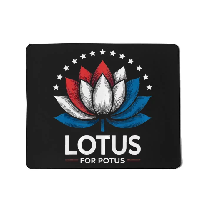 Kamala Harris President Campaign Lotus For Potus Mousepad