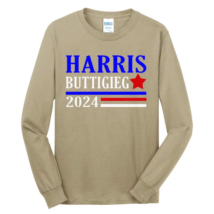 Kamala Harris Pete Buttigieg 2024 Election Democrat Usa 2024 Tall Long Sleeve T-Shirt