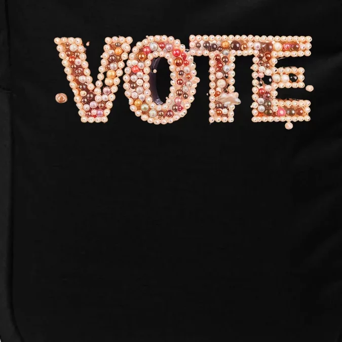 Kamala Harris Pearls To The Polls 1 Vote Pearls To The Polls Vote Impact Tech Backpack