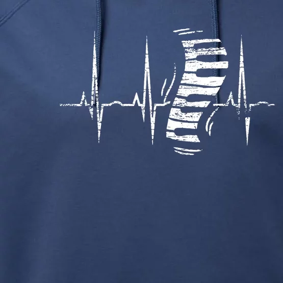 Keyboard Heartbeat Piano Performance Fleece Hoodie