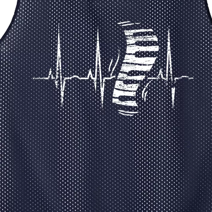 Keyboard Heartbeat Piano Mesh Reversible Basketball Jersey Tank