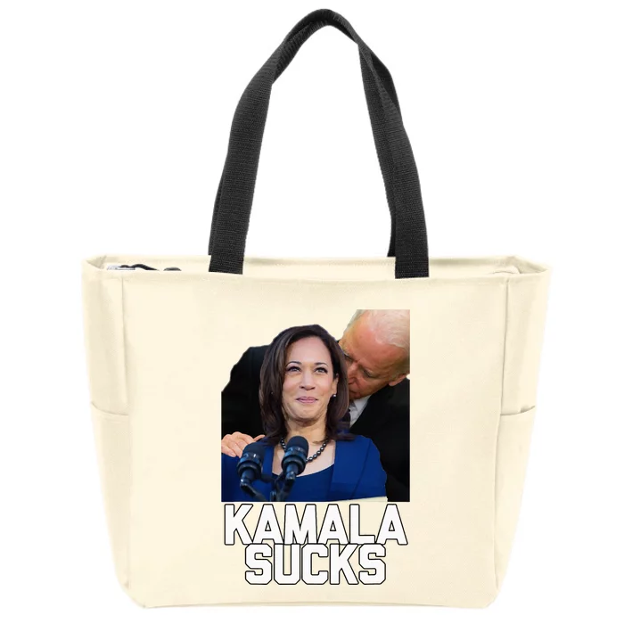 Kamala Harris President Election 2024 Trump Halloween Zip Tote Bag