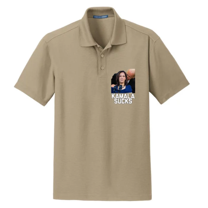 Kamala Harris President Election 2024 Trump Halloween Dry Zone Grid Performance Polo