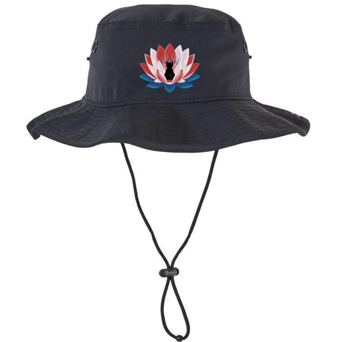 Kamala Harris President Campaign Lotus Childless Cat Lady Legacy Cool Fit Booney Bucket Hat