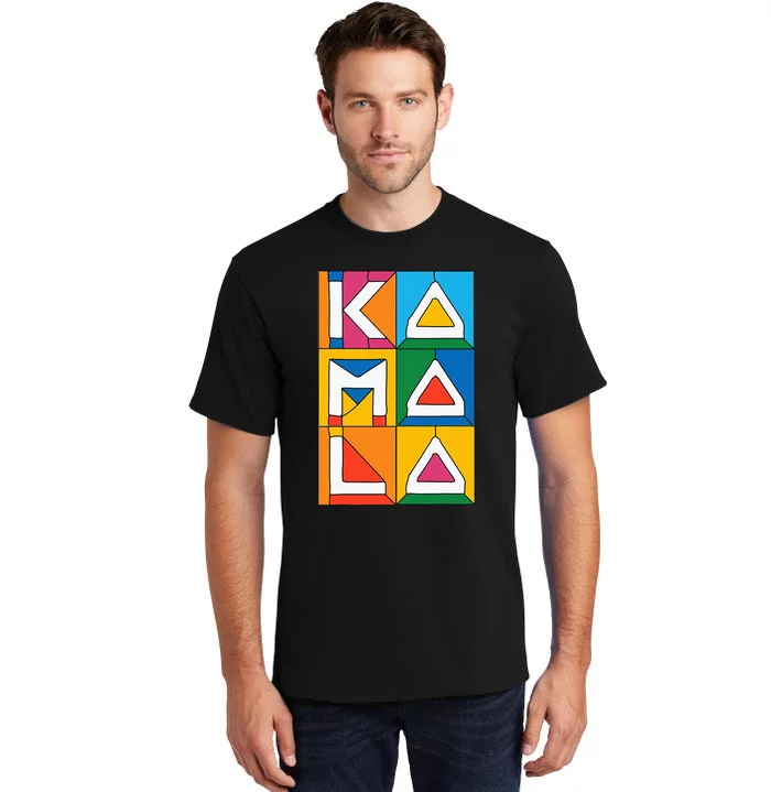 Kamala Harris Quilted 2024 Tall T-Shirt